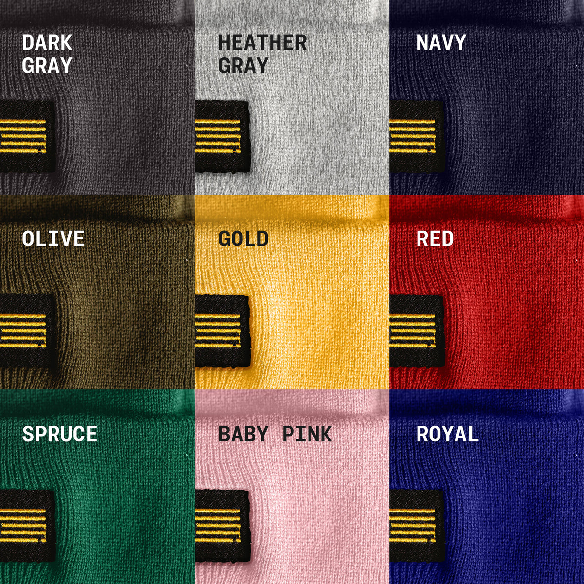 ETC Embroidered Cuffed Beanie